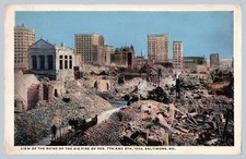 1904 Baltimore Maryland Aftermath and Ruins of Great Fire Postcard -304 picture