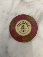 1970’s California Hotel & Casino Las Vegas $5 “GOLD PANNING” N1412.L picture