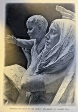 1908 Sculptor Lorado Taft illustrated picture