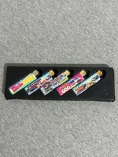 Vintage Cricket NASCAR Lighters 5pc Set Tin Daytona 500 Coca-Cola 600 Talladega picture