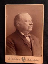 F. Gutekunst cabinet photo of  President Grover Cleveland  (1903) picture