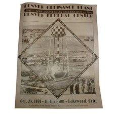 1991 Denver Ordnance Plant Anniversary Poster Lakewood Colorado Federal Center picture