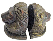Lion Head Resin Bookends 5x5x3.5 In. (SKU# 3130) picture