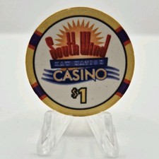 South Wind Kaw Nation Casino Newkirk Oklahoma 2008 $1 Casino Chip picture