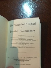 1927 The Standard Ritual of Scottish  Freemasonry masonic/581 picture