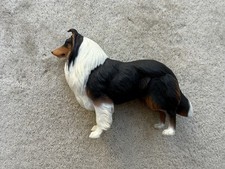 RARE Model Resin North Light? Sheepdog Rough Tri-Color Collie Dog England UK LE picture
