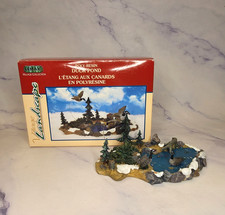 Lemax Christmas Village Duck Pond Landscape picture