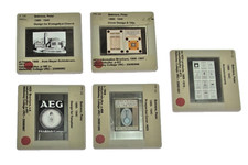 5Vintage 35mm Art Slides – Peter Behrens, AEG Graphic Design, Industrial Design picture