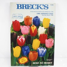 Vintage 1985 Breck's Flower Bulbs Catalog 60 Pages picture