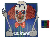 1983 Raffles Restaurant Kids Menu Matchbook Vintage Clown Advertising Lot picture