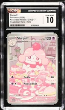 Pokemon Ascended Heroes Slurpuff Illustration Rare 236/217 CGC 10 Gem Mint picture