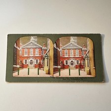 Carpenters' Hall Philadelphia PA Antique Stereoview Card 5H6-5 picture