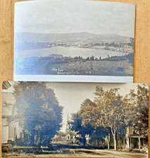 2 RPPC Vermont postcards Mechanicsville ( Today Belmont) Main St. Star Lake   picture
