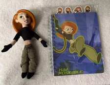 Disney Kim Possible Collectible Plush Doll Rare & New Journal 96 Pages picture
