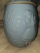 Rare 1950's Vintage Alice In Wonderland Cookie Jar Heavy Phenomenal Cold Painted picture