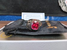 2004 BROKEN ARROW CLASS RING SIZE 13.5 WHITE ULTRIUM picture