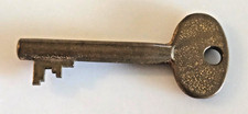 Vintage Solid Brass Skeleton Key picture