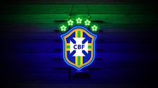 Brazil National Football Team Logo Neon Sign Light World Cup Theme Gift 20