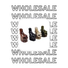 12-Pack Small Death Whistles Wholesale - Authentic Aztec Style, Clay Whistle. picture