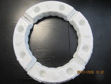 Westmoreland Paneled Grape Milk Glass Dbl Light Taper Candle Holder Milk Glass picture