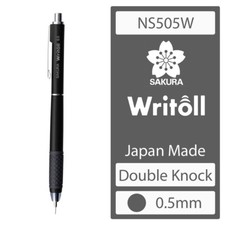 SAKURA Writoll Double Knock Mechanical Drafting Pencil 0.5mm Made in Japan picture