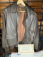 A2 Flyers Jacket Vintage Men’s Size 44 Certificate Of Authenticity 1988 picture