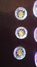 Lead Crystal 24%pbo made in Western Germany Open Salt Set, Clear Round and oval picture