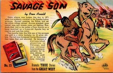 1947 Savage Son Western Story Postcard - Oren Arnold, Dr. Montezuma picture