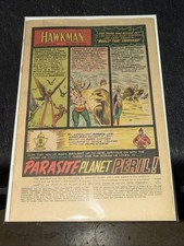 HAWKMAN #19 PARASITE PLANET PERIL DC COMICS 1967 SILVER AGE BEAUTIFUL CONDITION picture