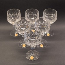 Set/6 Nachtmann Crystal Patrizia Wine/Water Goblets 6