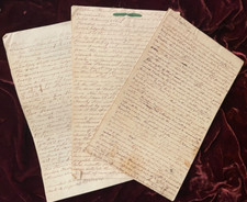 1837 BENNINGTON VERMONT MANUSCRIPTS STEPHEN HINSDILL URIAH EDGERTON Complex Loan picture