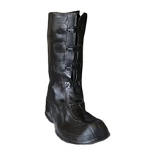 Vtg. 1970 LA CROSSE Black Rubber Rain/Snow Metal Hook & Loop Army Boots Men’s 11 picture