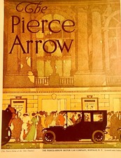 Vintage 1911 Ad For Pierce-Arrow And 1910 Peerless Motor Cars 11x16 LOOK & READ picture