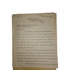 1928 Houghton Mifflin Editorial File Cass Gilbert Craftsman Lockwood picture
