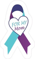 StickerTalk For My Mom Suicide Awareness Vinyl Sticker, 3 inches x 5 inches picture