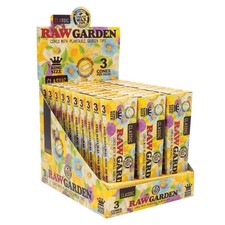RAW Garden Cones with Wax tip King Size - 5 Packs  15 Cones total picture