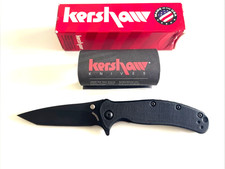 Kershaw 1735TCKT Zing Folding Knife No Grooves Tanto Manual USA picture