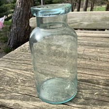 Antique Millville Atmospheric Fruit Jar Embossed Whitall’s Pat June 18th 1861 picture