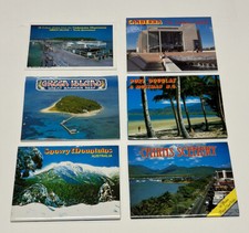Lot of 6 Vintage DOUBLE SIDED PHOTO Postcard Booklets AUSTRALIA about 68 photos picture