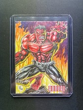 Upper Deck Annual Red Hulk Sketch 1/1 2024 picture
