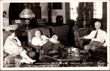 Death Valley Scotty & The Johnsons RPPC - Scotty's Castle Frashers Fotos picture