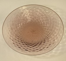 New Handblown WHEATON art glass signed studio net rose water bowl wide rim picture