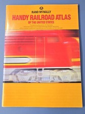 Rand McNally Handy Railroad Atlas of the United States 1988 (1C) picture