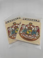 Vintage Hawaii Royal Crest Decal 1960s IMPKO NOS Water Transfer Souvenir Sticker picture