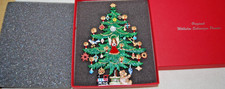 Vtg Wilhelm Schweizer German Pewter Christmas Tree with Angel Figurine 6