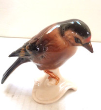 VINTAGE GOEBEL WEST GERMANY CV 33 PROCELAIN BROWN BIRD FIGURINE SIZE 3 X 4 picture
