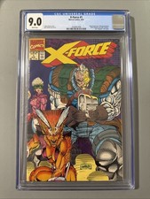 Marvel Comics X-Force #1 8/91 CGC 9.0 White Pages Rob Liefeld Cover Art picture