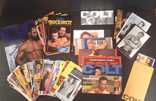 COLT STUDIOS FOLIO MATERIALS-POSTER, CARDS, MODEL AND MOVIE ADVERTISING SHEETS picture
