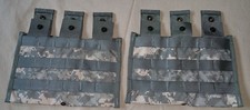 2x USGI Military ACU Triple Mag Pouch Magazine 30 Round Shingle Surplus MOLLE picture