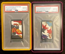 PSA 10 2013 Pokemon Hanafuda Lot Pikachu/Zapdos + Gengar/Dodrio/Seadra picture